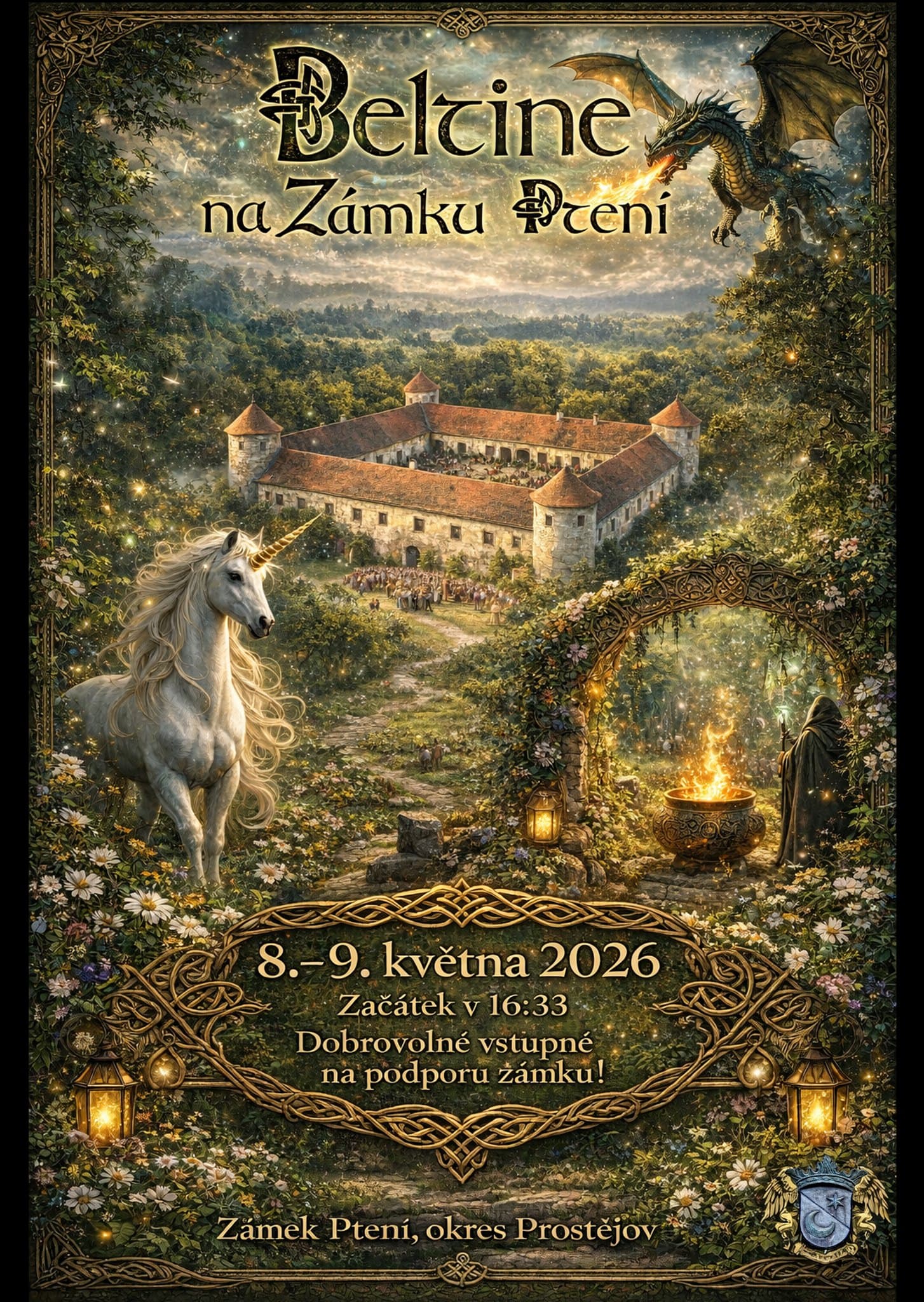 Beltine na zámku Ptení 2026