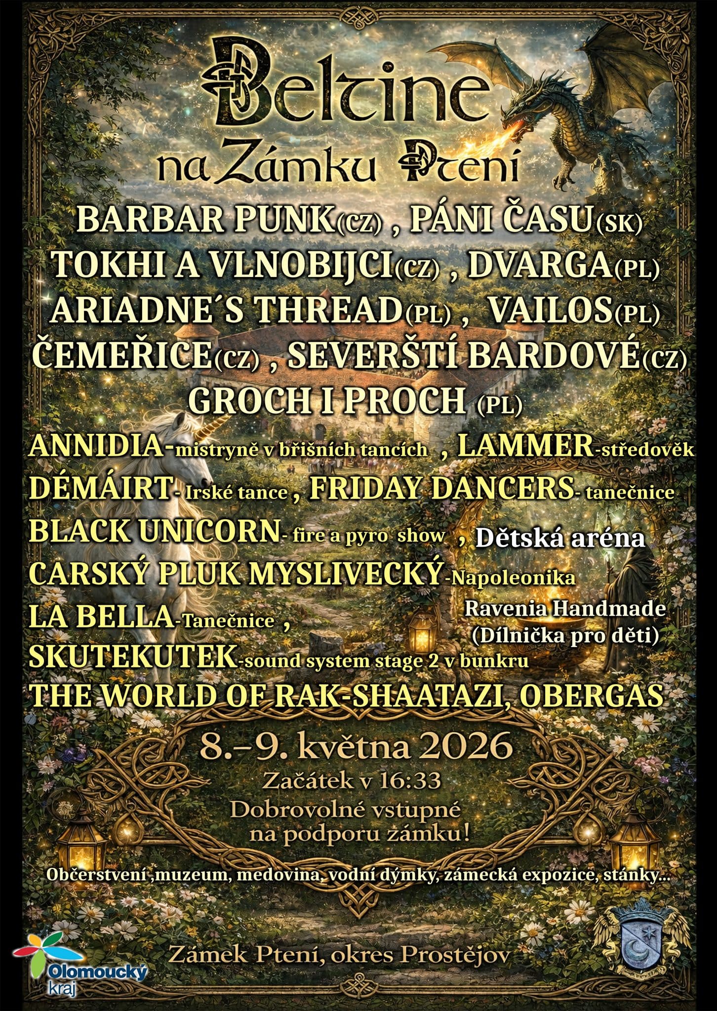 Dvarga na Beltine Festival 2026 w Czechach