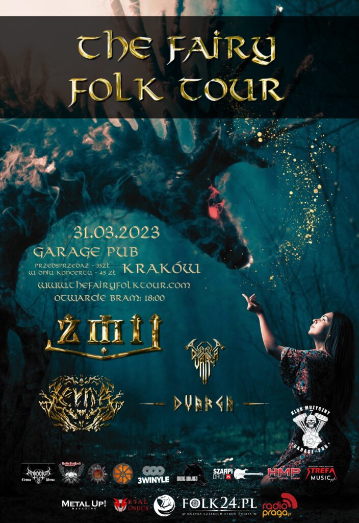 The Fairy Folk Tour - Garage Pub plakat internet
